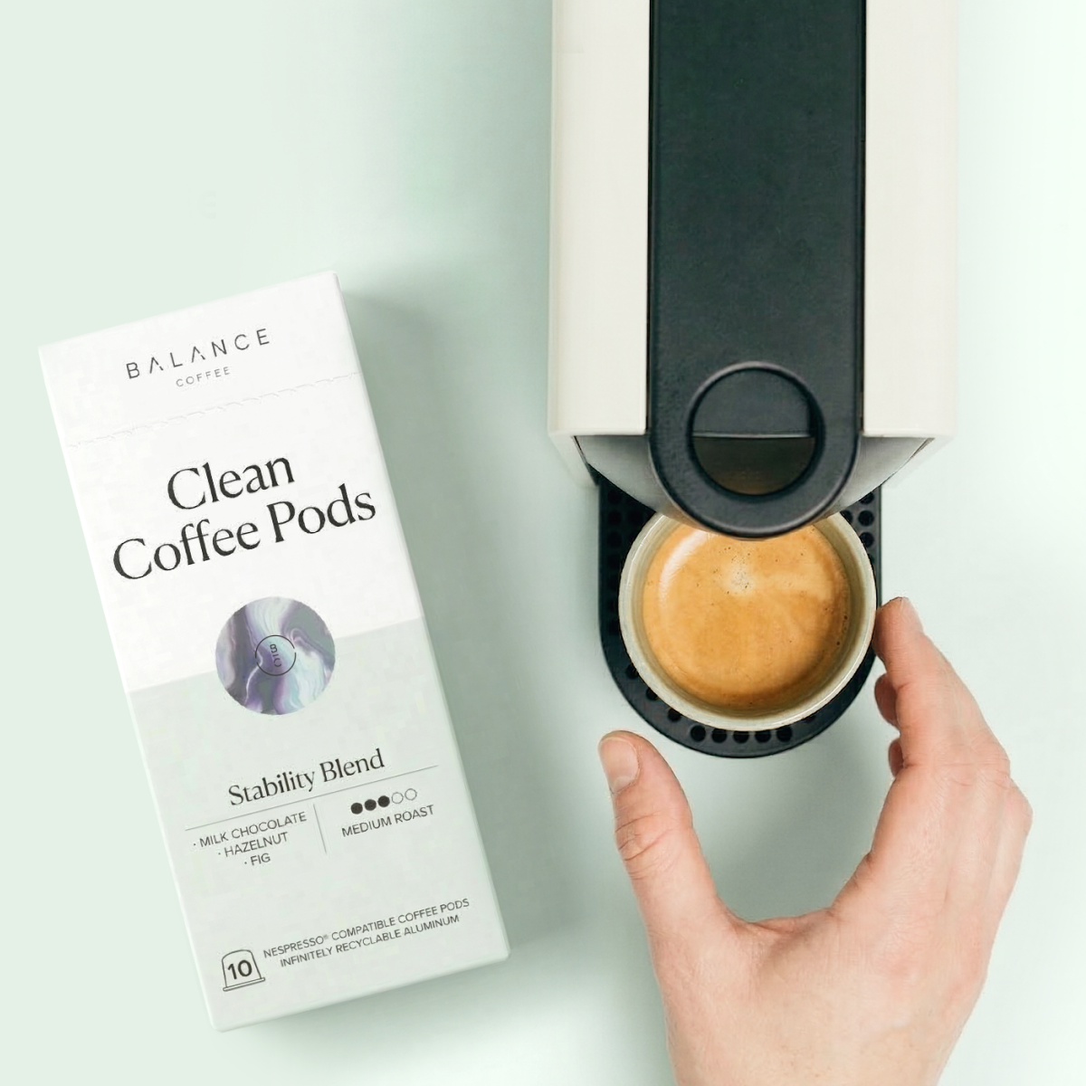 Founder's Pod Guide - Clean Coffee Pods brewing